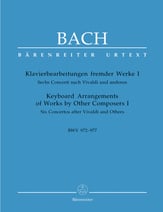 Keyboard Arrangements of Works by Other Composers I piano sheet music cover